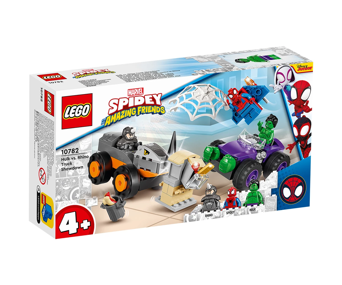 LEGO Хълк срещу Носорога схватка с камиони Spidey 10782