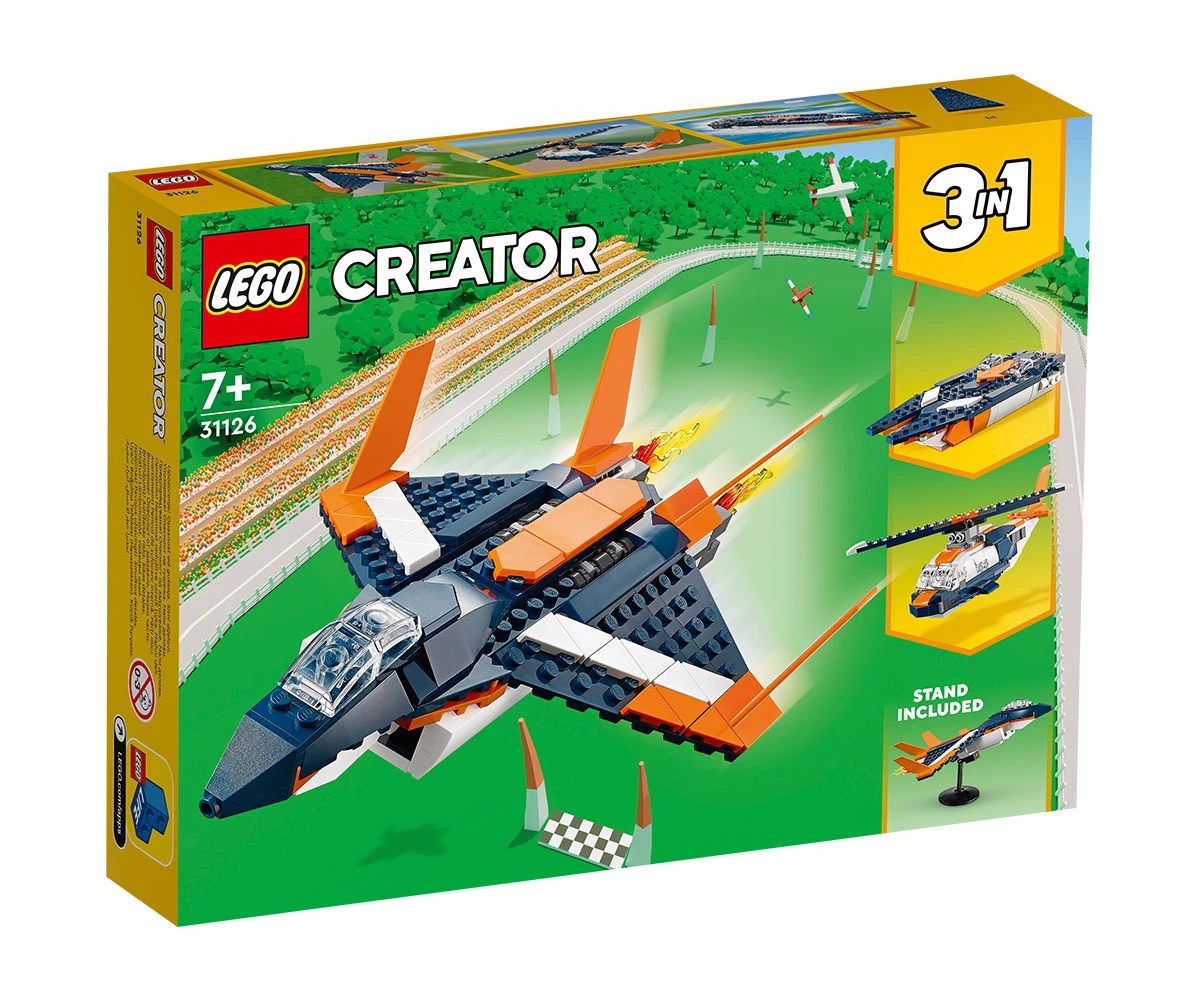 LEGO Свръхзвуков самолет Creator 31126