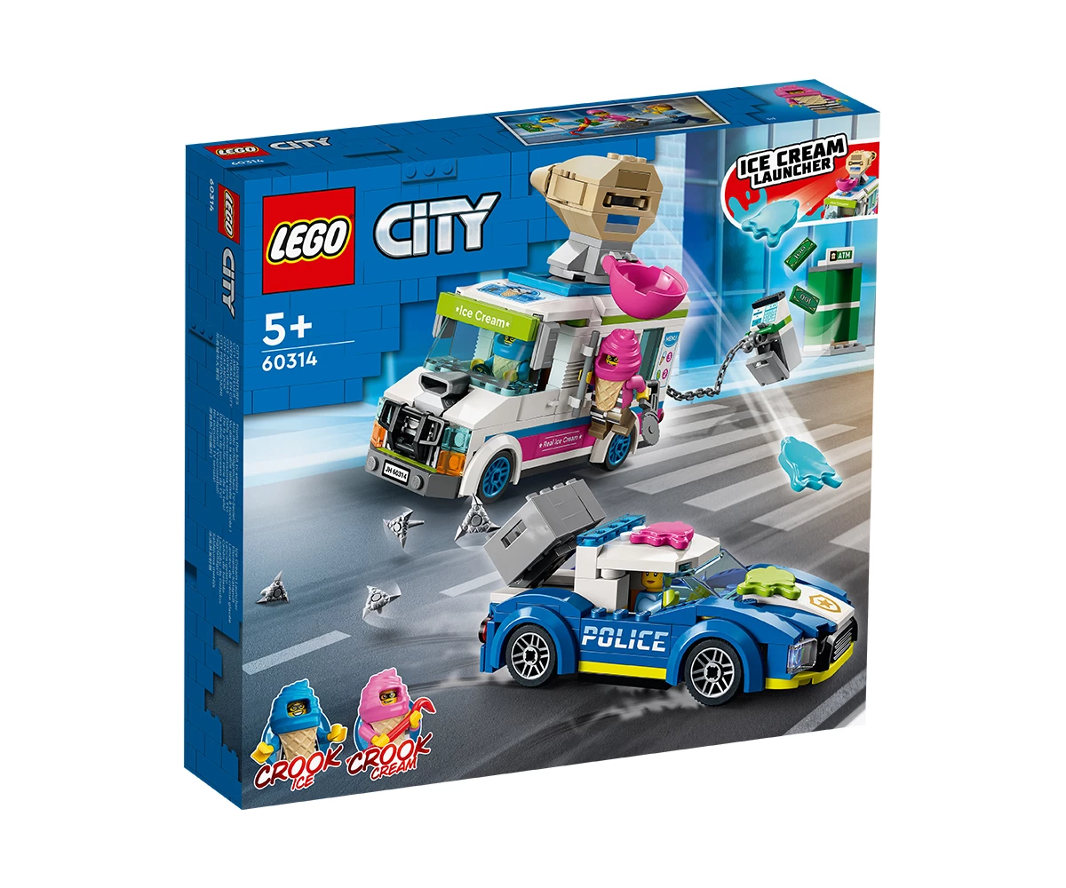 LEGO Полицейско преследване с камион за сладолед City Police 60314