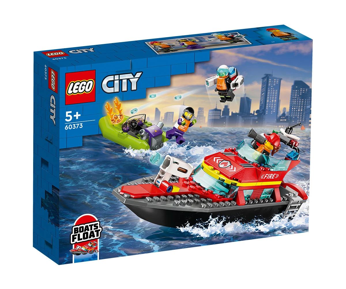 LEGO Пожарникарска спасителна лодка City Fire 60373