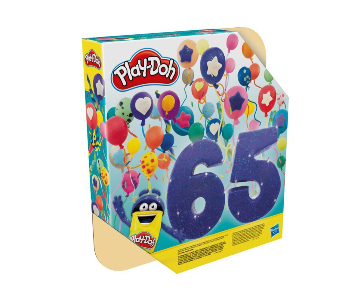 Play Doh Празничен комплект 65 кенчета различни цветове