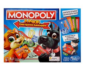 Настолна игра Monopoly Junior - Електронно банкиране Hasbro