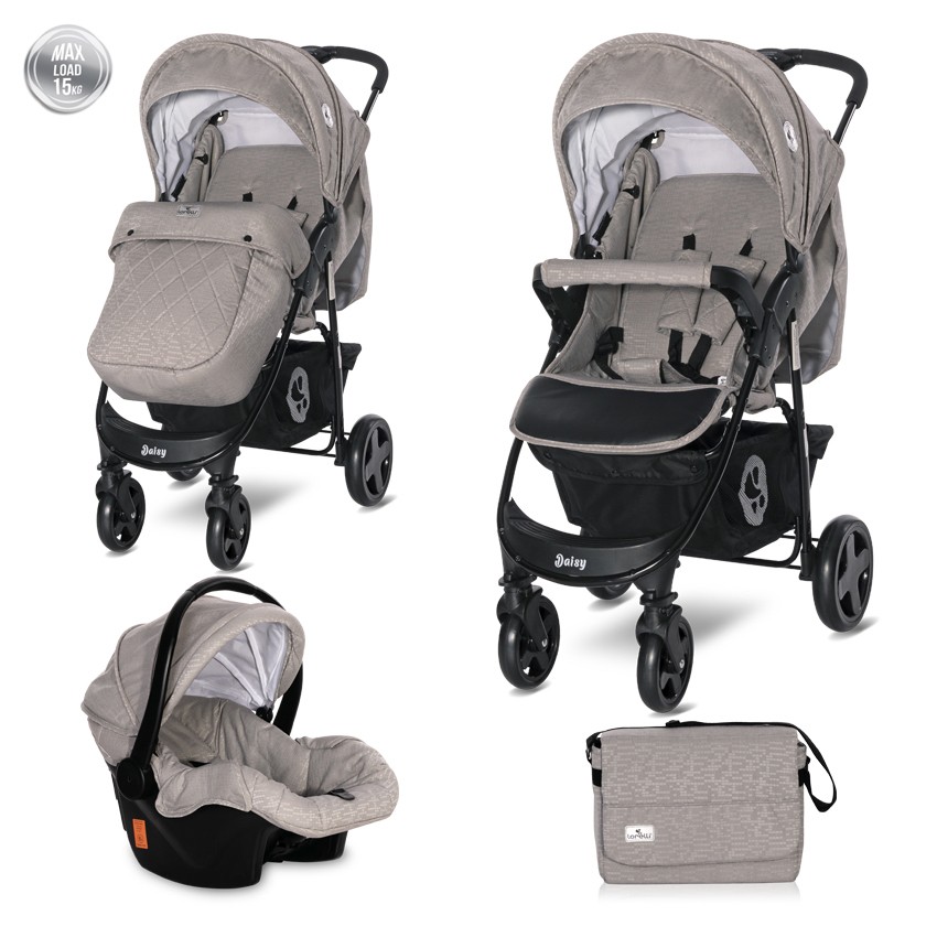 Kомбинирана Количка Daisy бежова BASIC SET