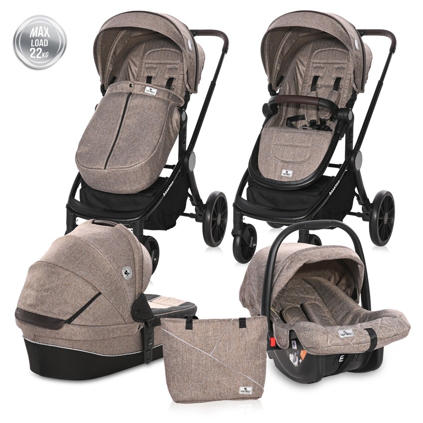 Комбинирана Количка RAMONA BEIGE + ЧАНТА