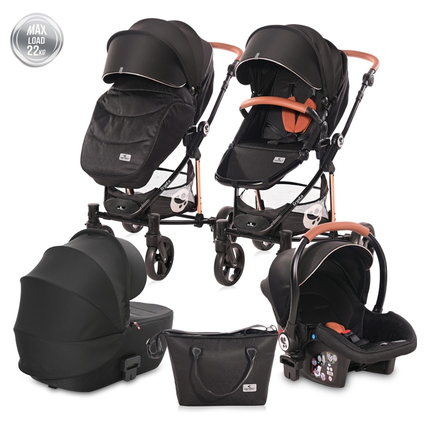 КОЛИЧКА CRYSTA 3в1 BLACK DIAMOND + чанта