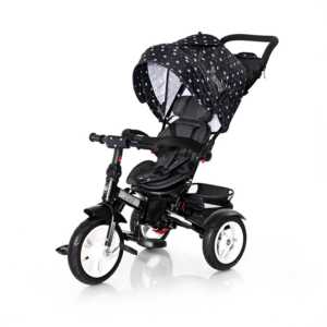 Детска Триколка NEO BLACK CROWNS с въздушни гуми