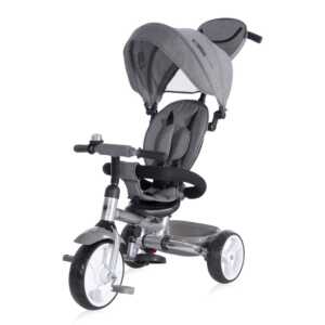 Детска Триколка Moovo сива с въздушни гуми