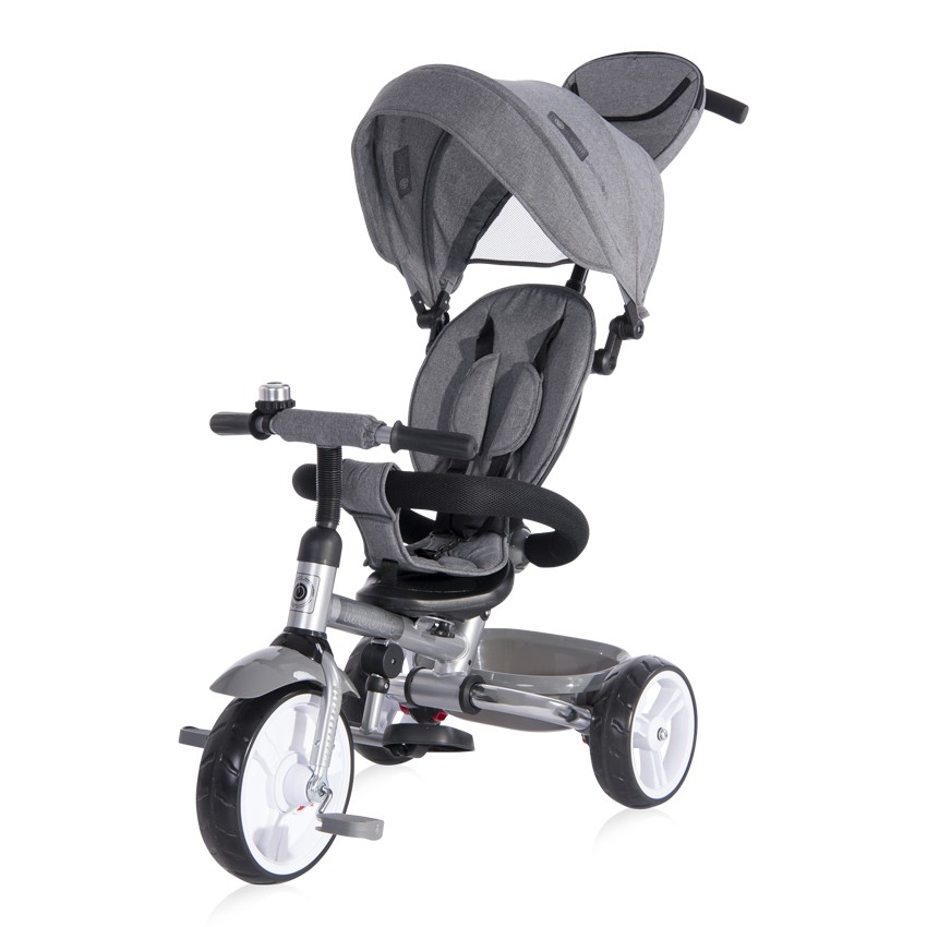 Детска Триколка Moovo сива с въздушни гуми