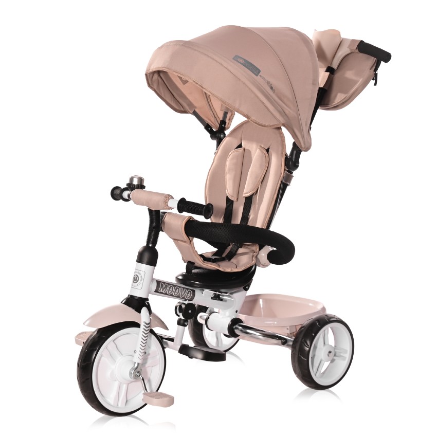 Детска Триколка Moovo бежова с въздушни гуми