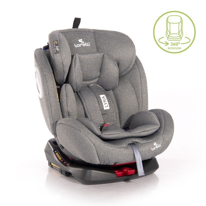 Столче за кола Lyra Сиво Isofix, 0-36 kg