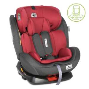 Столче за кола Lyra Червено Isofix, 0-36 kg