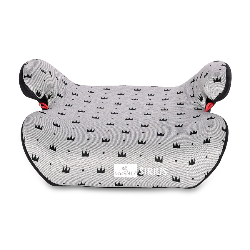 Седалка за кола SIRIUS GREY CROWNS FIX anch. 22-36 KG