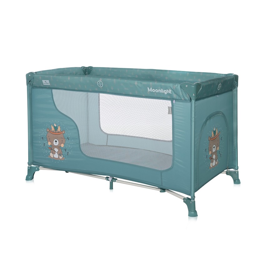 Бебешка зелена кошара Moonlight на 1 ниво Lorelli