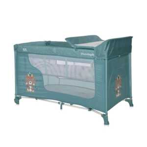 Бебешка кошара зелена Moonlight на 2 нива Lorelli