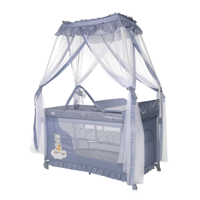 Бебешка кошара MagicSleep сива