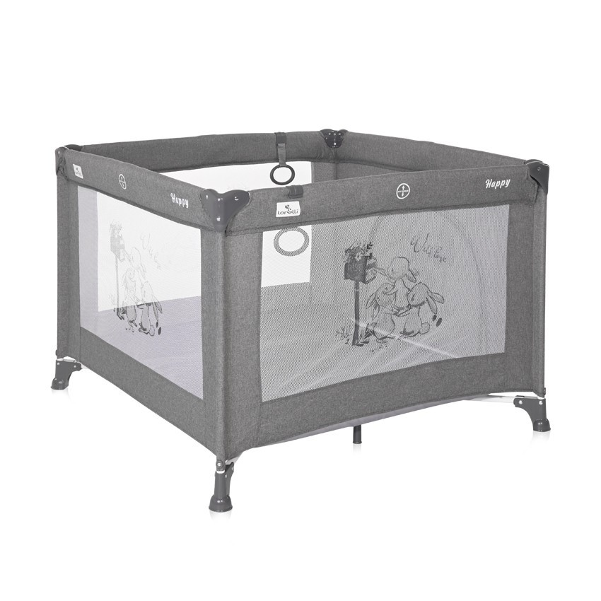 Детска кошара светлосива Happy Game Zone