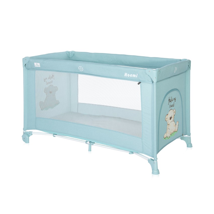 Детска кошара синя Noemi на 1 ниво