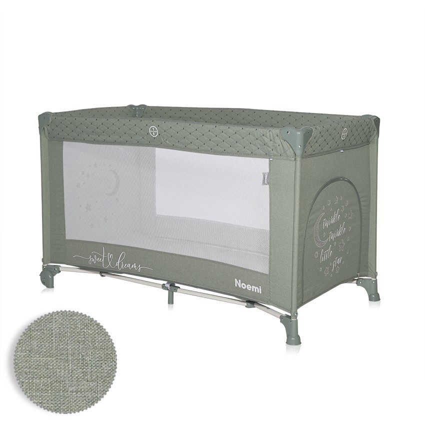 Детска кошара зелена Noemi на 1 ниво