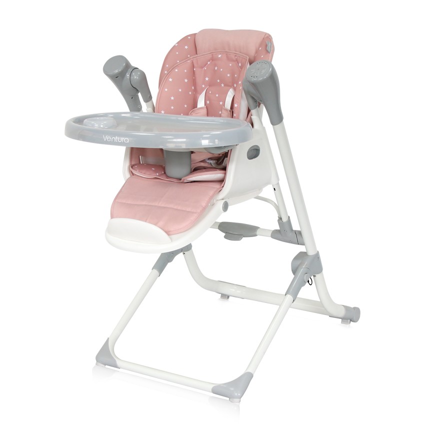 Столче за хранене Розово 2в1 VENTURA PEACH BEIGE STARS