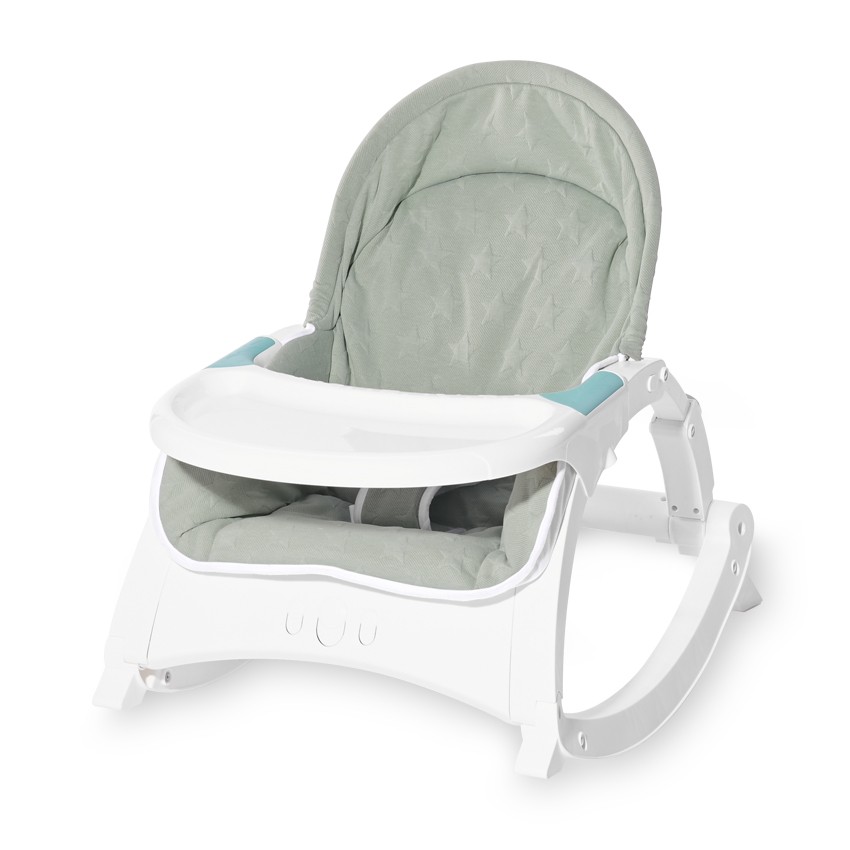 Шезлонг ALEX зелени звезди с табла