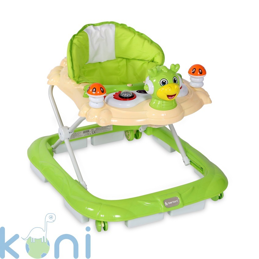 Бебешка проходилка Бамби зелена с евробаза