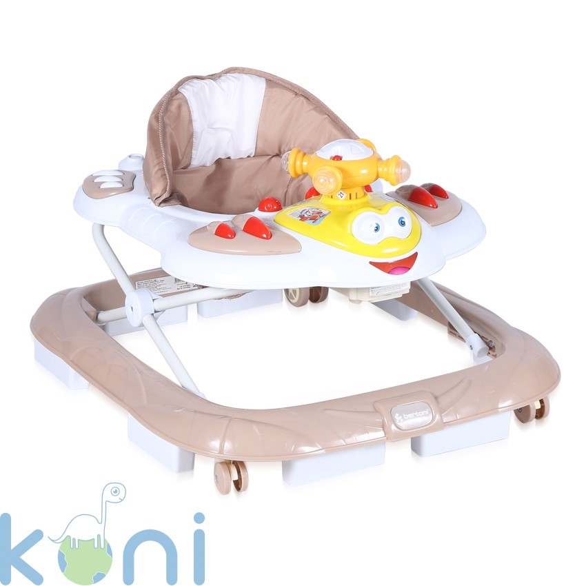 Бебешка проходилка Хеликоптер бежова с евробаза