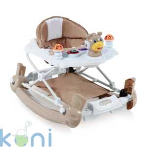 Бебешка проходилка-люлка Бамби бежова
