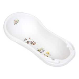 Бебешка вана 100см Мечо и Приятели с източване бяла Lorelli