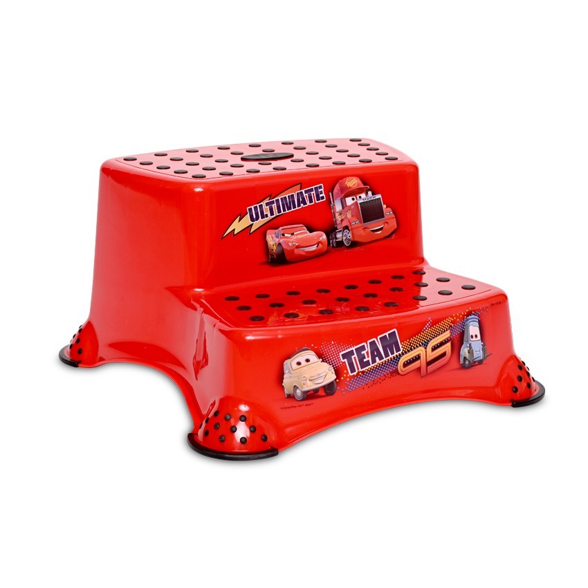 Стъпало за баня КОЛА ЧЕРВЕНО двойно