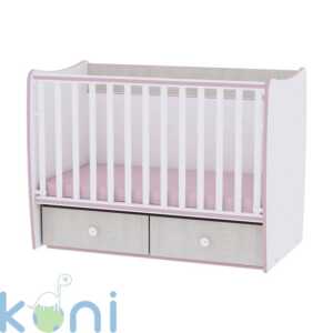 Легло Matrix Бяло и розово New 60/120