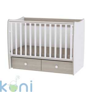 Легло Matrix New Бяло и Кехлибар 60/120