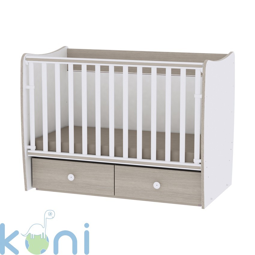 Легло Matrix New Бяло и Кехлибар 60/120