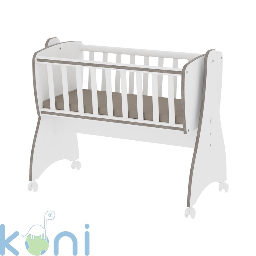 Бебешко легло-люлка бяло и кафе Lorelli First Dream