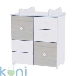 ШКАФ БЯЛО и СИН БРЯСТ NEW за Детски и бебешки дрехи