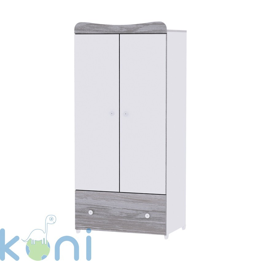 Детски Гардероб Бяло и Арт EXCLUSIVE