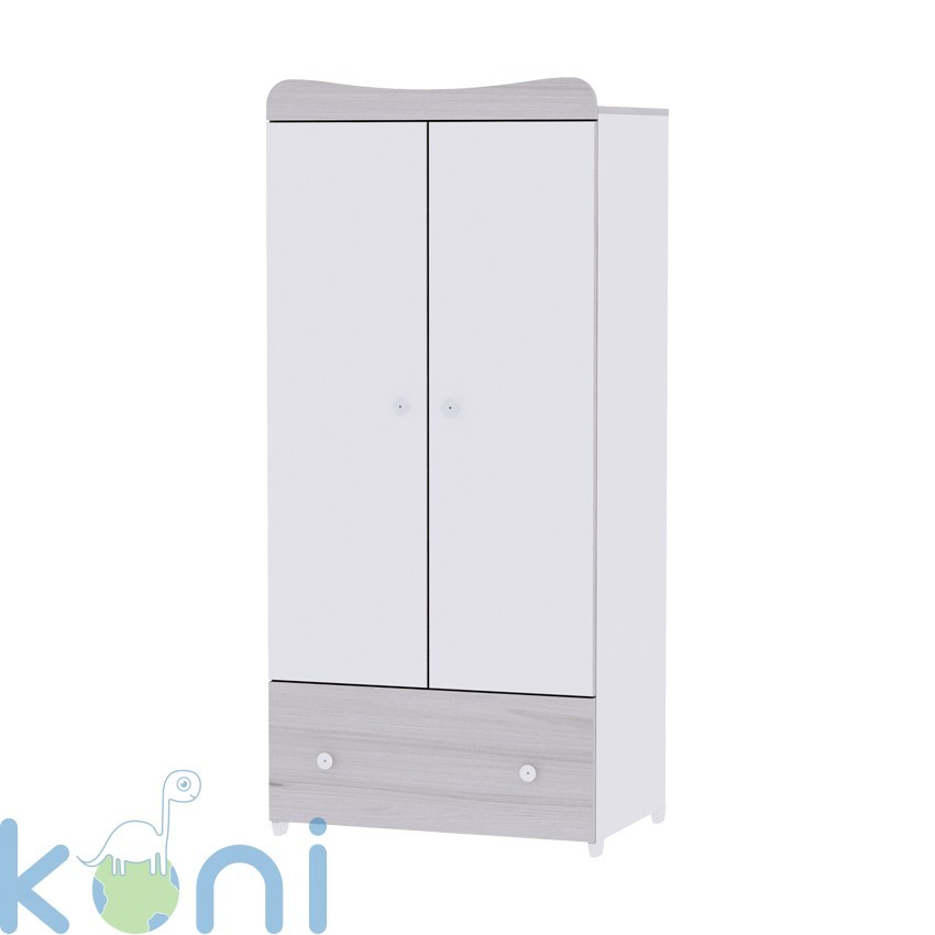 Детски Гардероб Бяло и светъл дъб EXCLUSIVE