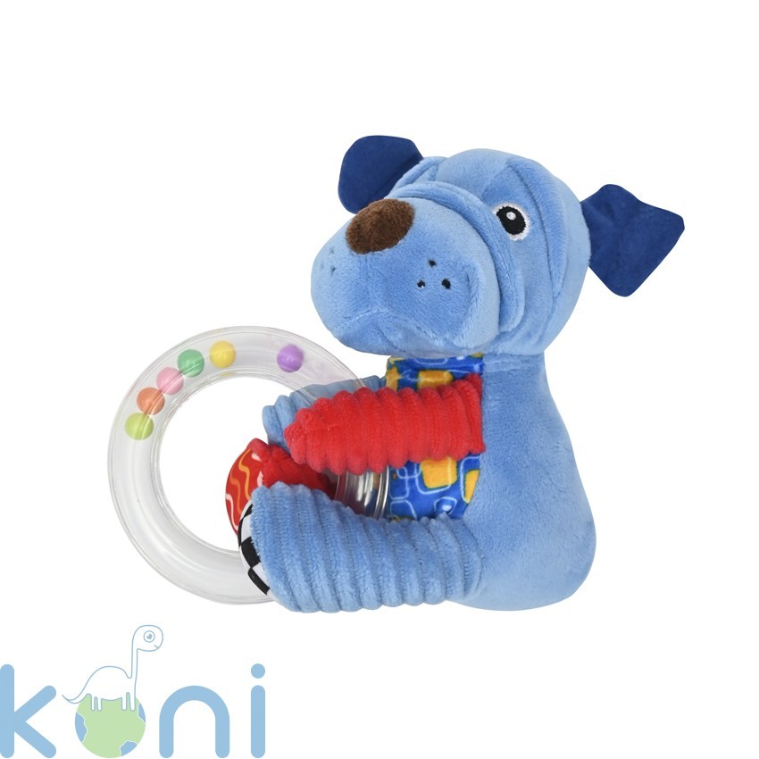 ИГРАЧКА С КРЪГ LORELLI TOYS КУЧЕ СИНЬО