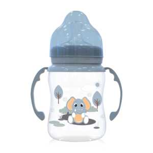 Шише MOONLIGHT BLUE 250МЛ с широко гърло и дръжки