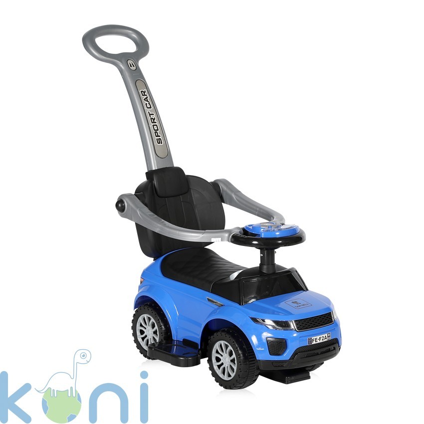Кола за яздене OFFROAD синя с дръжка