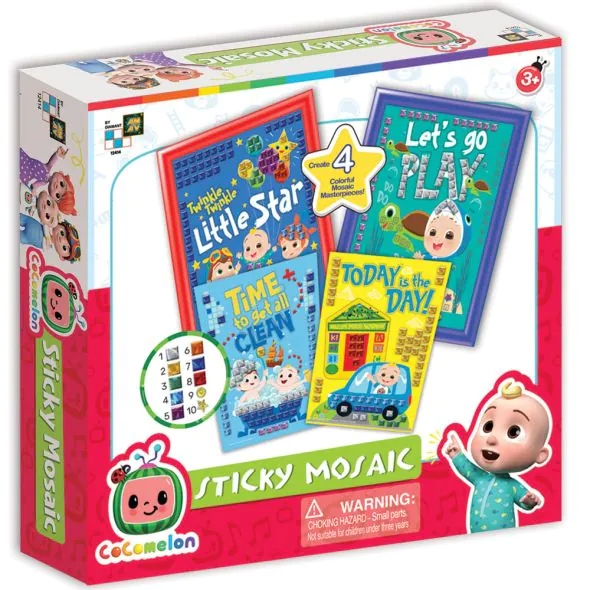 COCOMELON Мозайка със стикери 12414E AM-AV