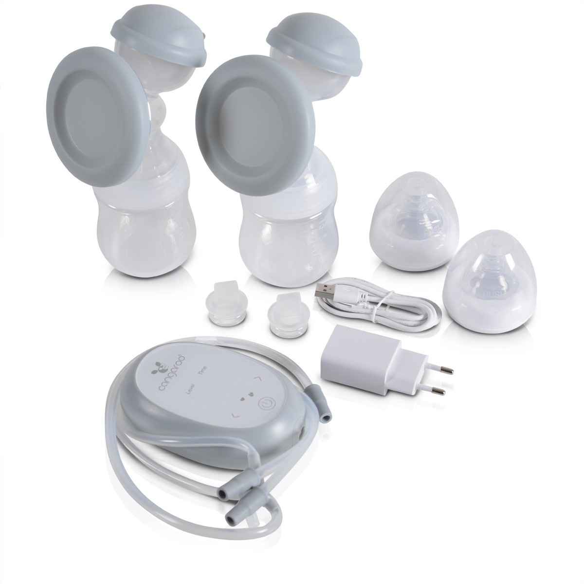 Електрическа помпа двойна Grace XN-D258 сива