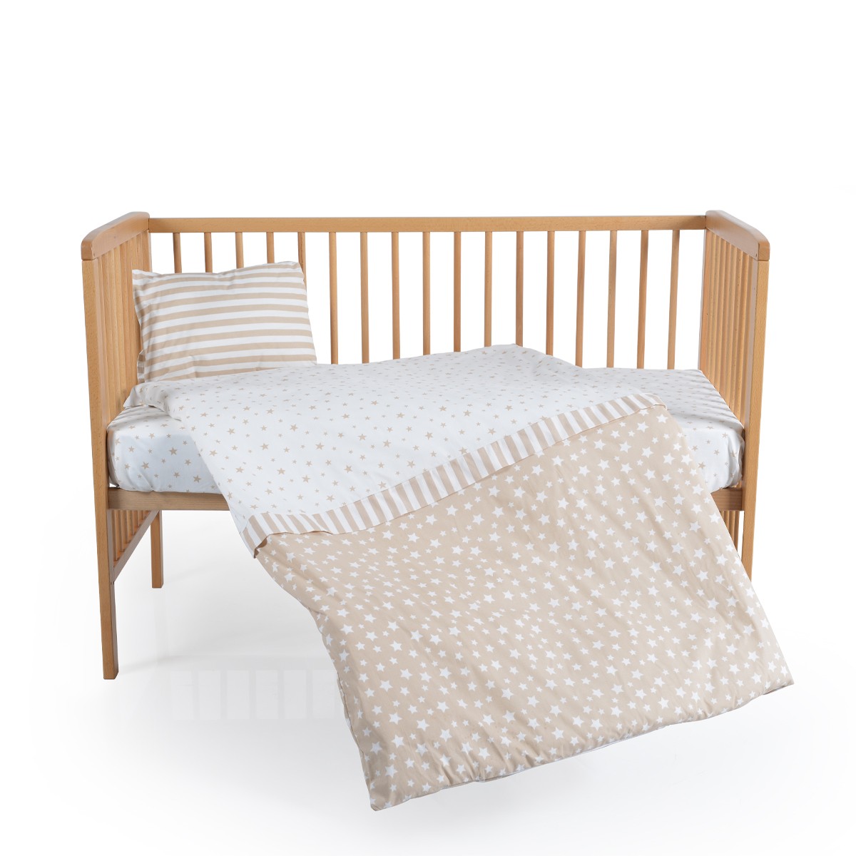 СПАЛЕН КОМПЛЕКТ 3 ЧАСТИ HEAVENLY БЕЖОВ 60/120СМ