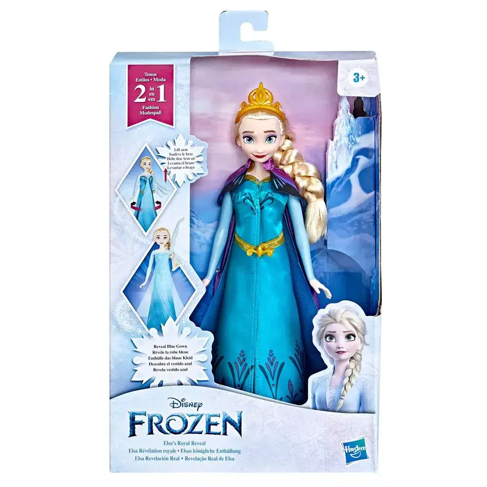 Кукла Елза Royal Reveal с трансформиращ се тоалет DISNEY FROZEN II F3254