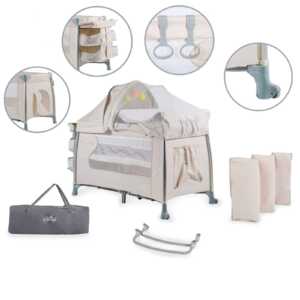 Детска кошара ISLEEP бежова