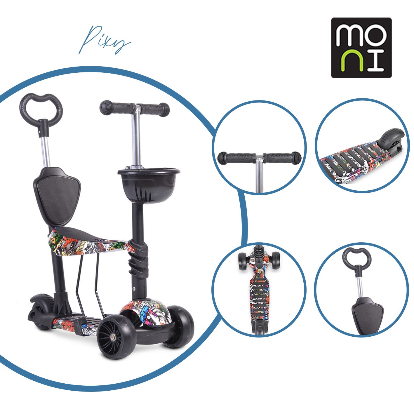 Тротинетка за бутане Pixy