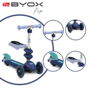 Детска тротинетка POP синя