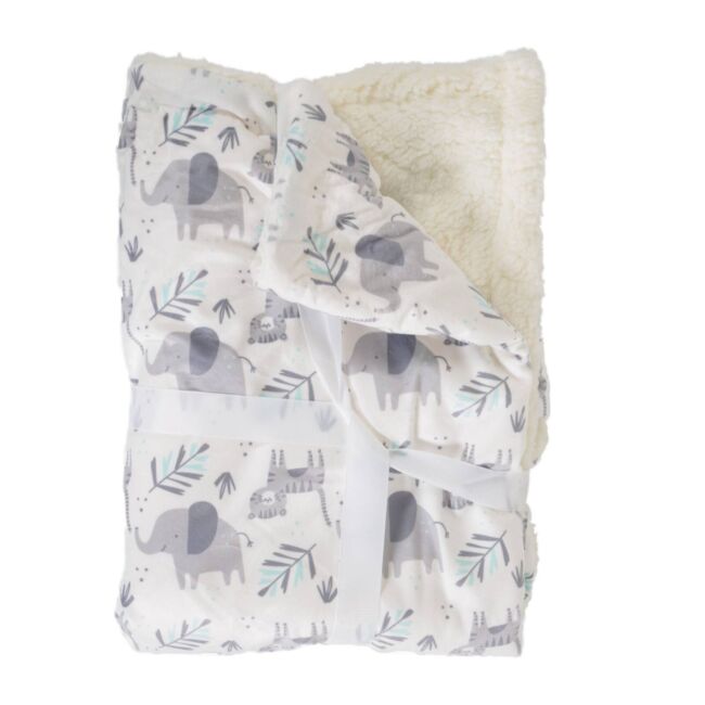 БЕБЕШКО ОДЕЯЛО SHAGGY 105/75 СИВО