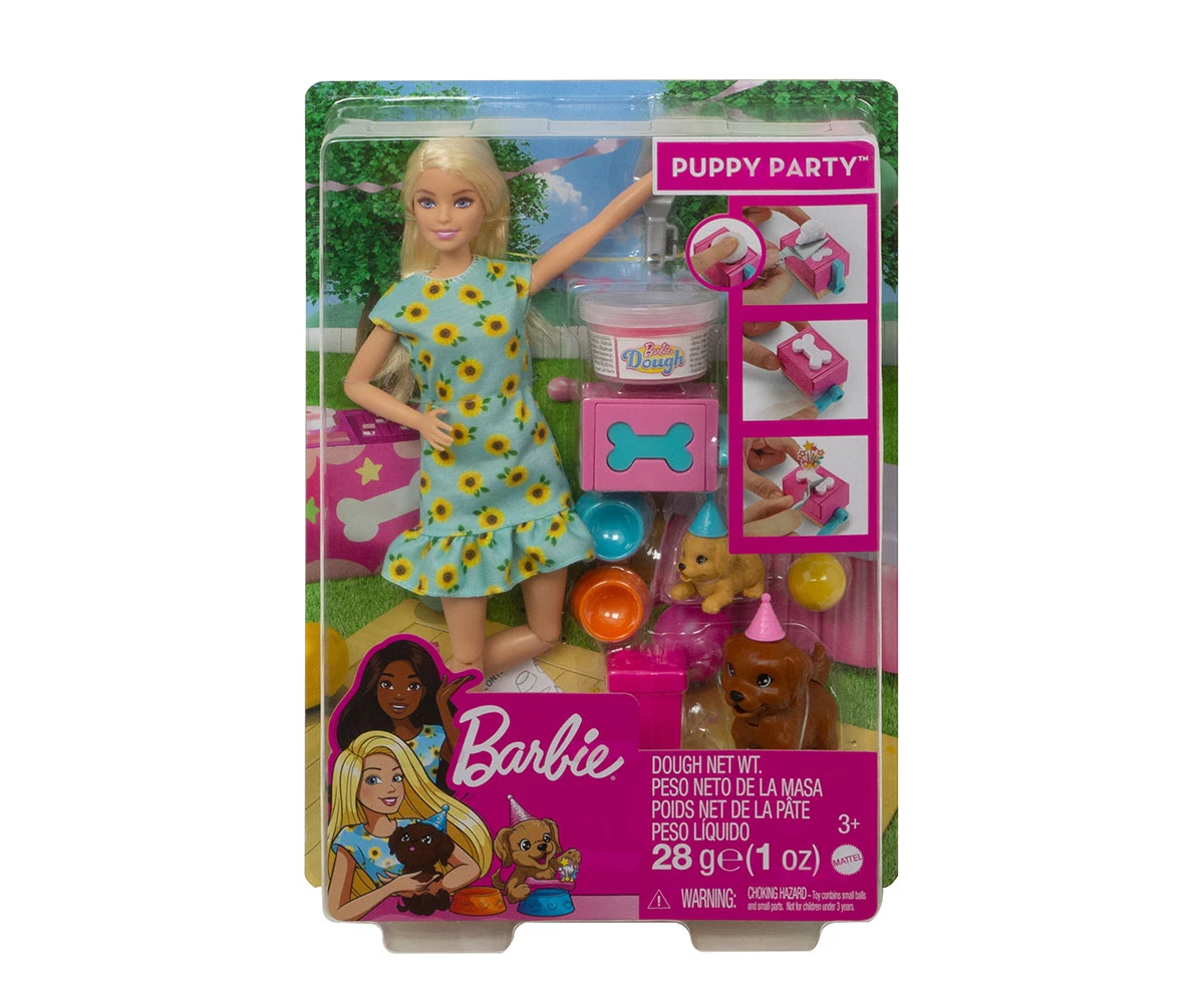 Игрален комплект Парти с кученца Barbie