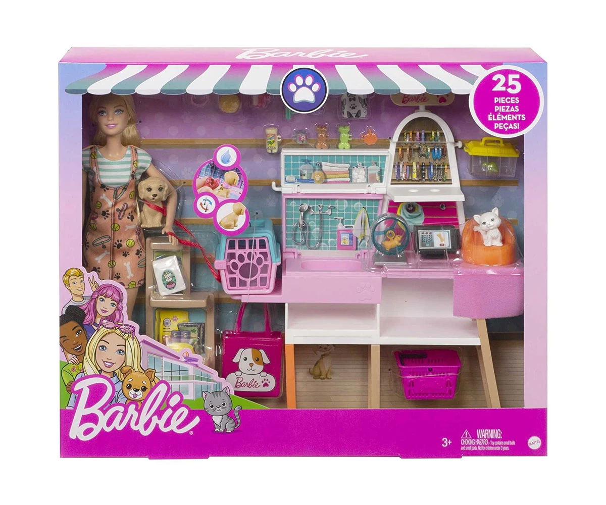 Магазин за домашни любимци - Игрален комплект Barbie