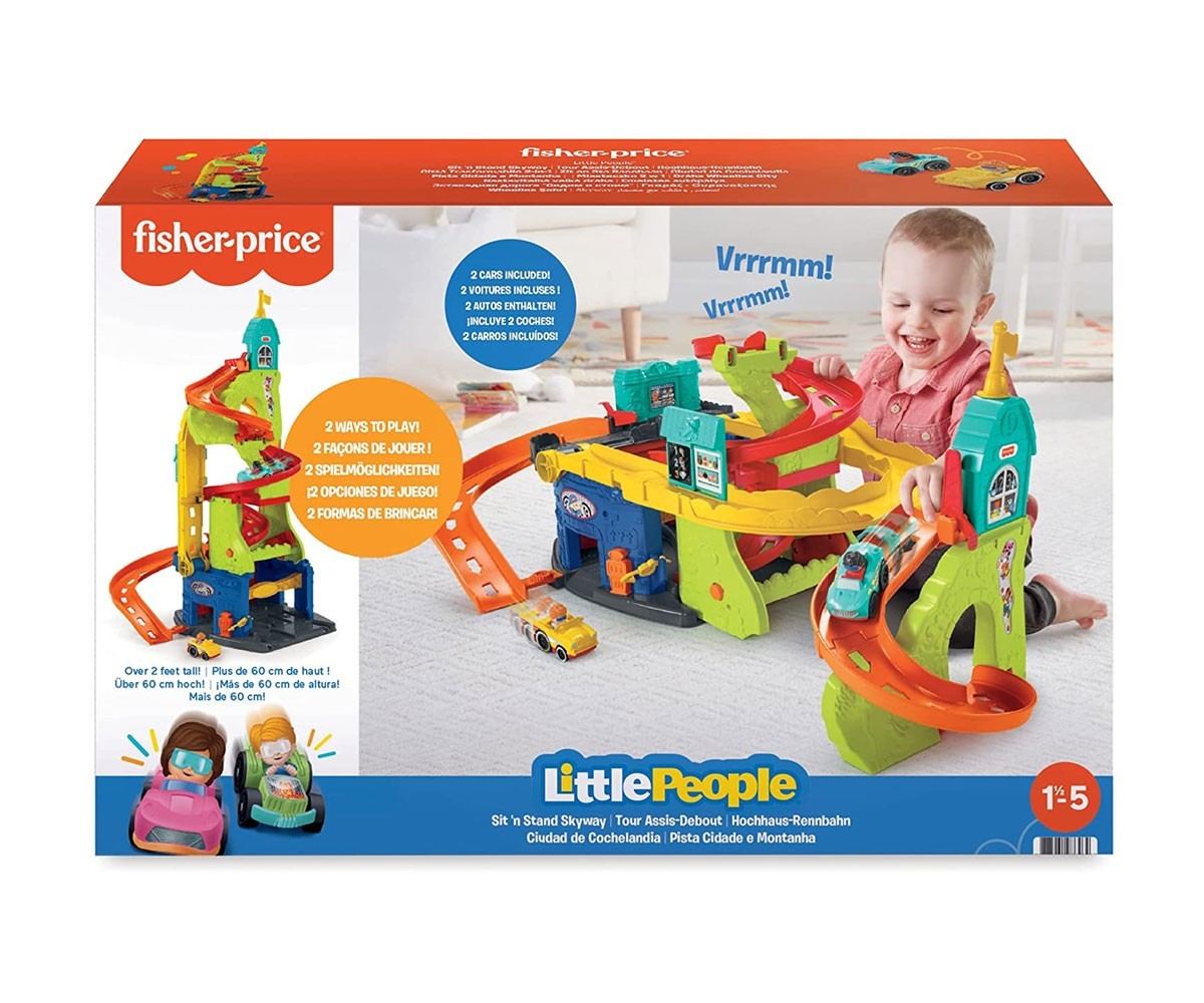 Забавен комплект за игра в седнало и в изправено положение Литъл пийпъл